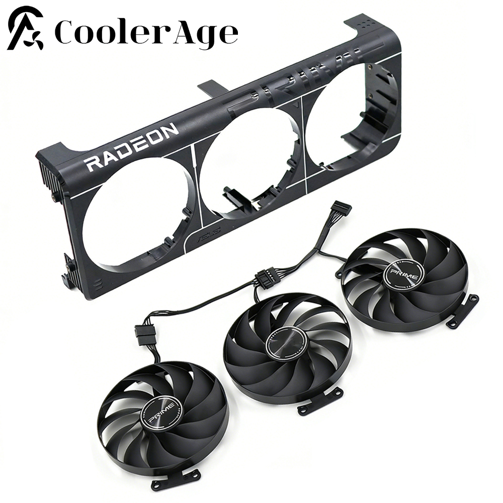 Rx 9070 Xt - RX9070EVO RX9070 RX9070XT ビデオカードファン ASUS PRIME