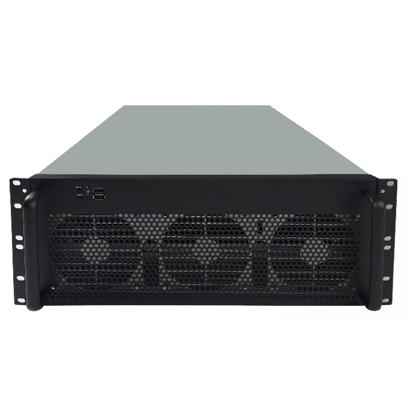 Server Gpu Chassis 4U - 4Uマルチグラフィックカードシャーシ 6/8グラフィックカード IDCルームラックサーバー GPU産業用制御コンピュータ 強力ファン