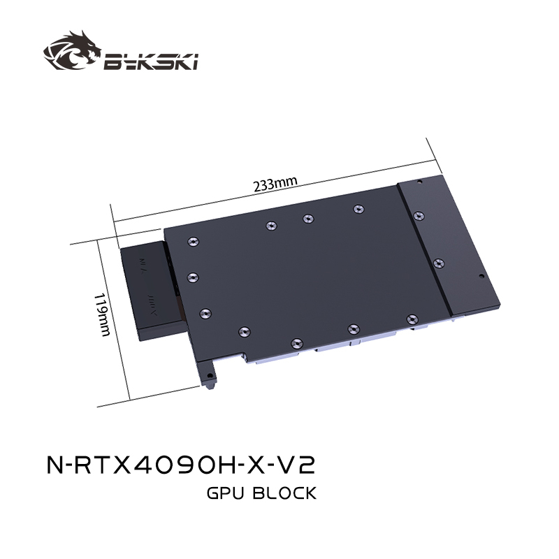 Rtx 4090 Water Block - Bykski製NVIDIA RTX 4090リファレンスエディション/AICビデオカード用GPUブロック 三層構造設計 N-RTX4090H-X-V2