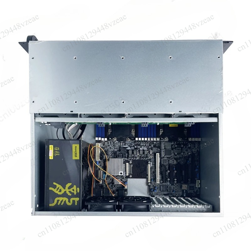 Server Gpu Chassis 4U - GPUグラフィックスカード搭載AIレンダリングワークステーション 4Uサーバー 産業用制御シャーシ ホットスワップ対応 8スロットストレージコンピューター