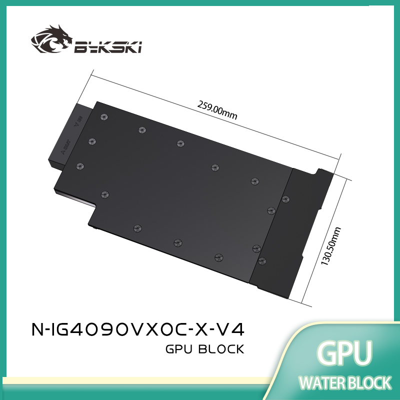 Rtx 4090 Water Block - Bykski GPU ブロック カラフルな IGame RTX