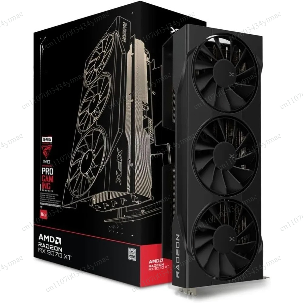 Rx 9070 16Gb - RX 9070 XT トリプルファン ゲーミンググラフィックカード、16GB GDDR6