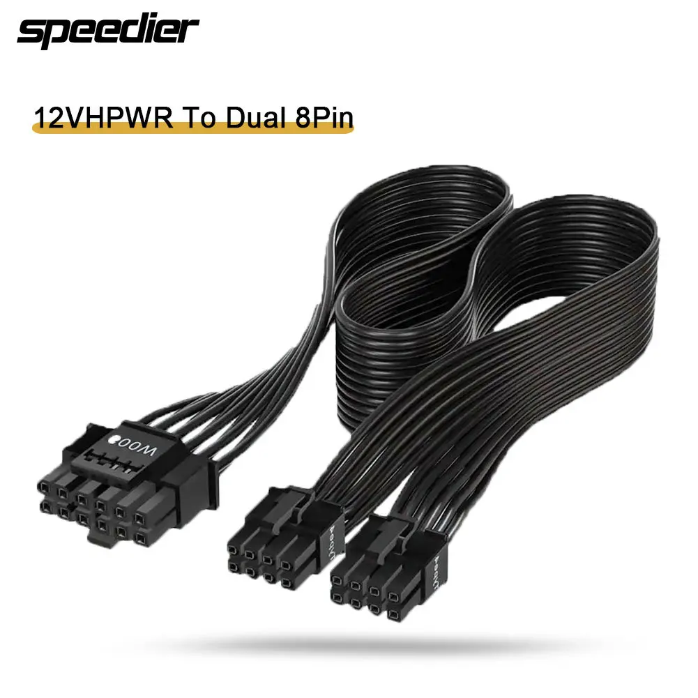 12VHPWR ATX3.0 PCI-E 5.0 電源モジュ - Dual 8Pin To 16Pin 12Vhpwr Cable のレビューと価格