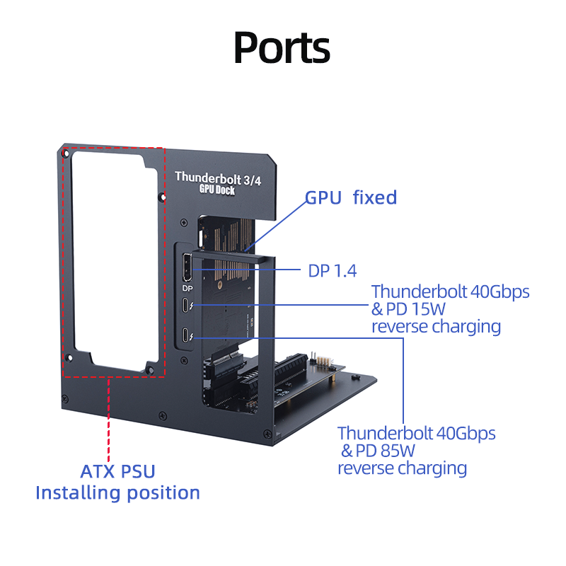 eGPU Thunderbolt 4/3 TB3/TB4 t - Gpu External Dock Egpu Thunderbolt 4 のレビューと価格