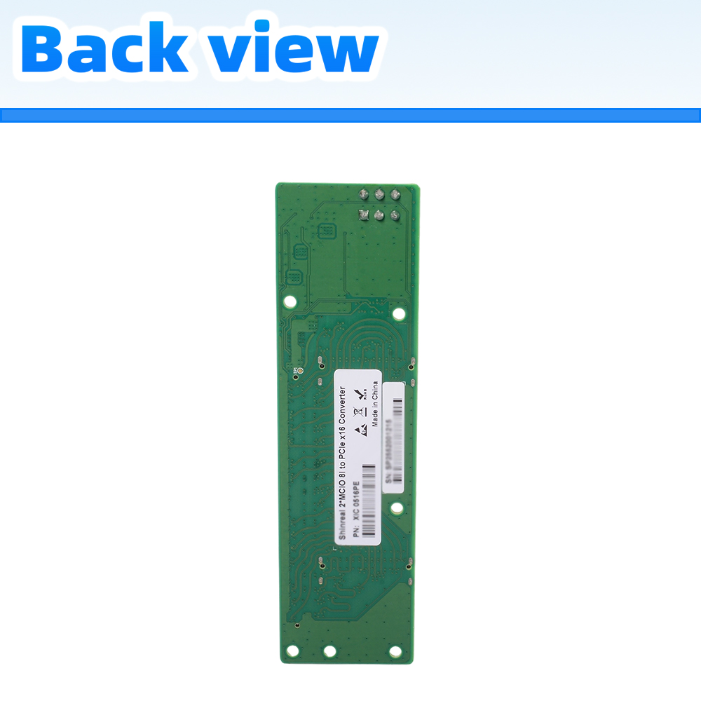 Speedier 2 x MCIO 8i to PCIe 1 - Pcie 5.0 Gpu Riser Cable のレビューと価格
