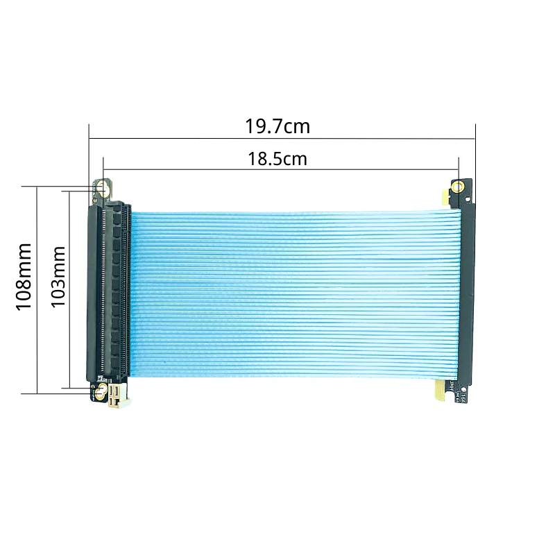 ダブルリバース Pci-e 4.0 ライザーケーブル 185 - Itx Gpu Riser Pcie 4.0 16X のレビューと価格