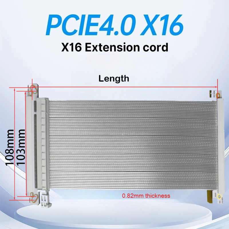 ADT-Link PCI-E x16 4.0ライザーケーブル - Itx Gpu Riser Pcie 4.0 16X のレビューと価格