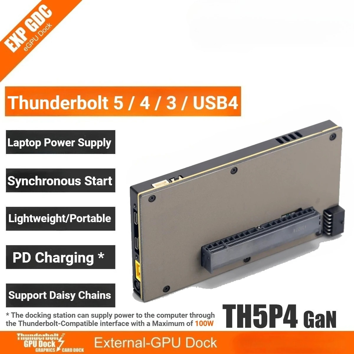 TH5P4GaN ノートパソコン用Thunderbolt 5 - Gpu External Dock Egpu Thunderbolt 4 のレビューと価格