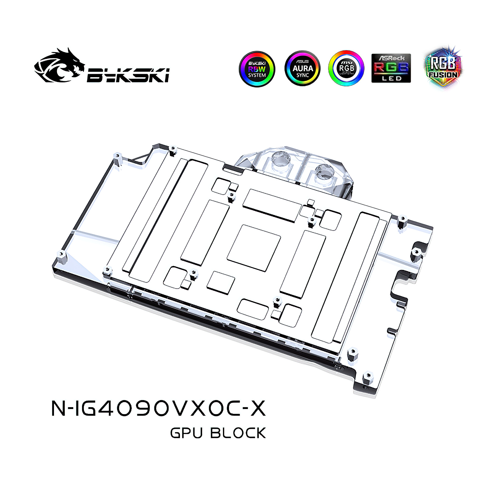 Bykski GPU 水冷フルカバーブロック カラフル RT - Rtx 4090 Water Block のレビューと価格