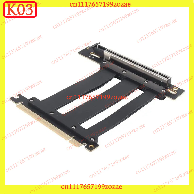 K03 PCIe 5.0 X16 90度スロットライザー延長 - Pcie 5.0 Gpu Riser Cable のレビューと価格