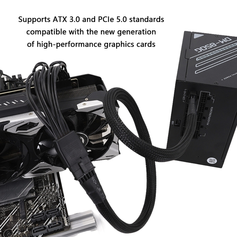 16ピンメス-デュアル8ピン(6+2)オスPCIe変換GPU - Dual 8Pin To 16Pin 12Vhpwr Cable のレビューと価格