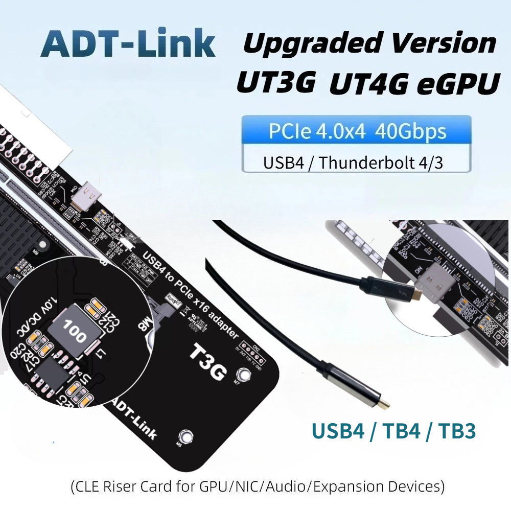 アップグレードされた新型eGPU Thunderbolt 4 - Gpu External Dock Egpu Thunderbolt 4 のレビューと価格