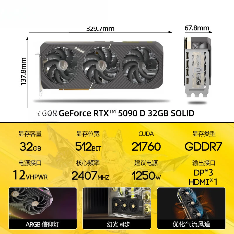 GeForce RTX 5090 D 32GB ソリッドデス - Rtx 5090 32Gb のレビューと価格