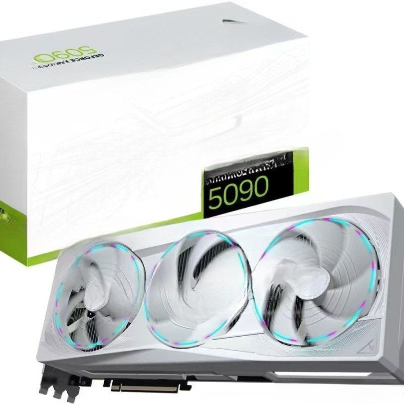 RTX 5090 OC32Gグラフィックカード対応、白い彫刻 - Rtx 5090 32Gb のレビューと価格