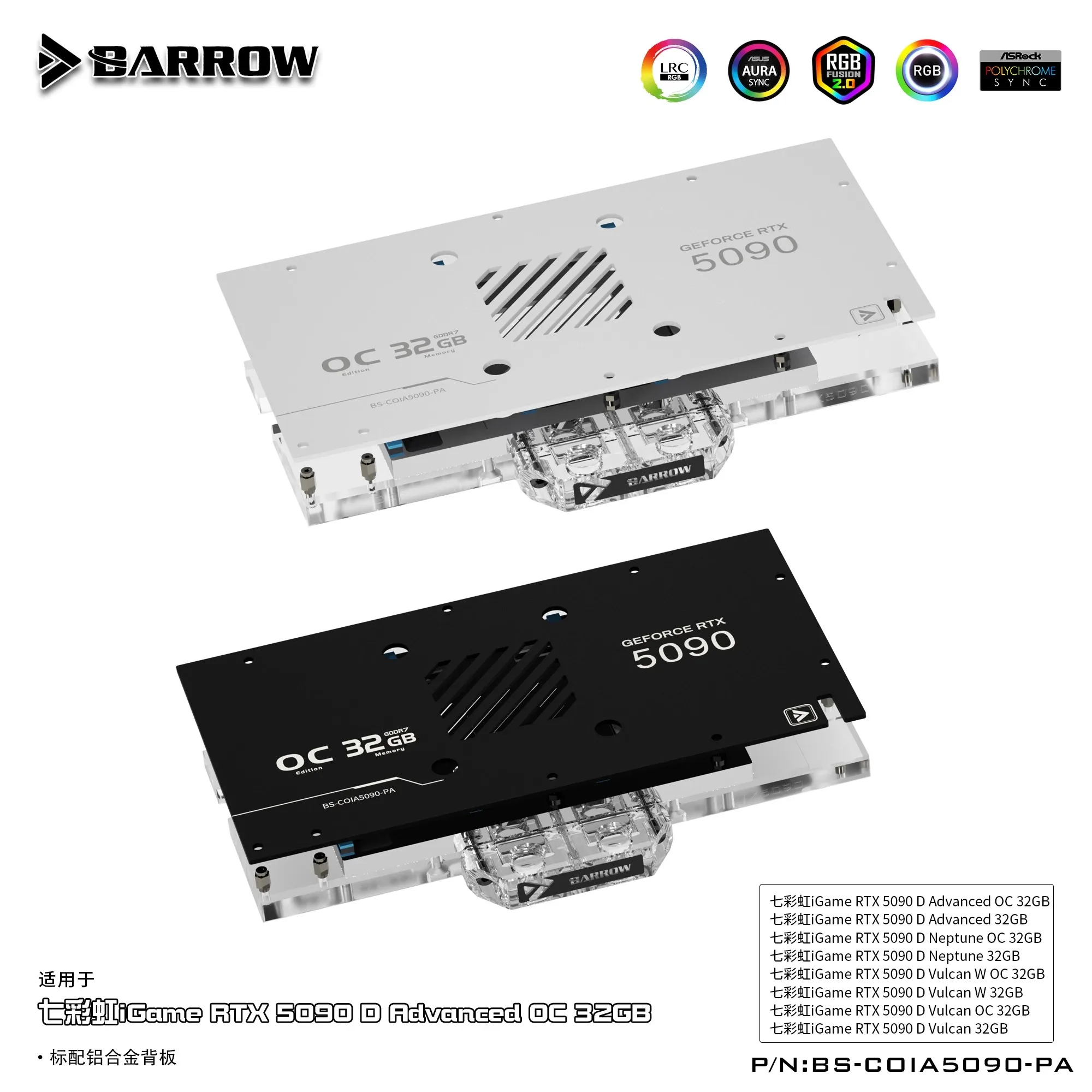 Barrow GPUウォーターブロックは、Colorful  - Rtx 5090 32Gb のレビューと価格