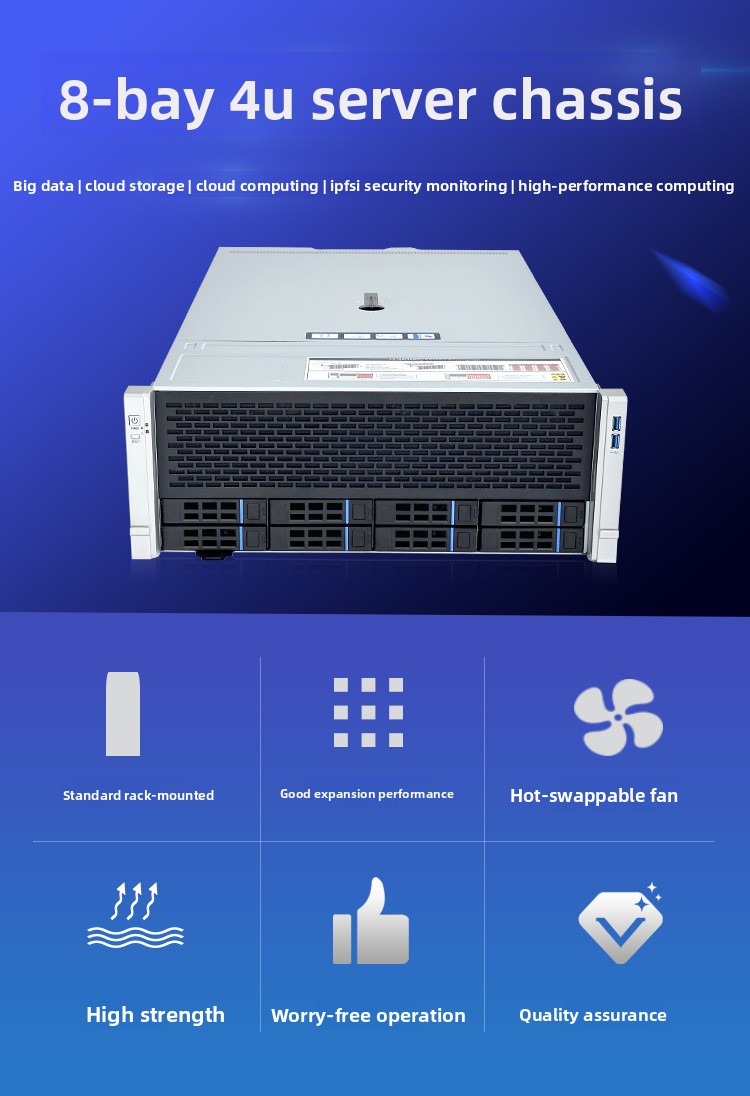 8ディスク4Uラック型マルチディスクストレージAIコンピュー - Server Gpu Chassis 4U のレビューと価格