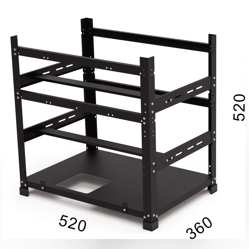 カスタムオープンフレームGPUケース デュアルレイヤー 6/ - Gpu Mining Rig Frame 8 Gpu のレビューと価格
