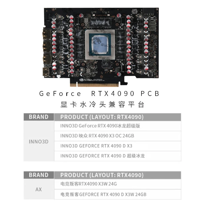 Bykski N-ICH4090-X-V3 GPU ウォータ - Rtx 4090 Water Block のレビューと価格