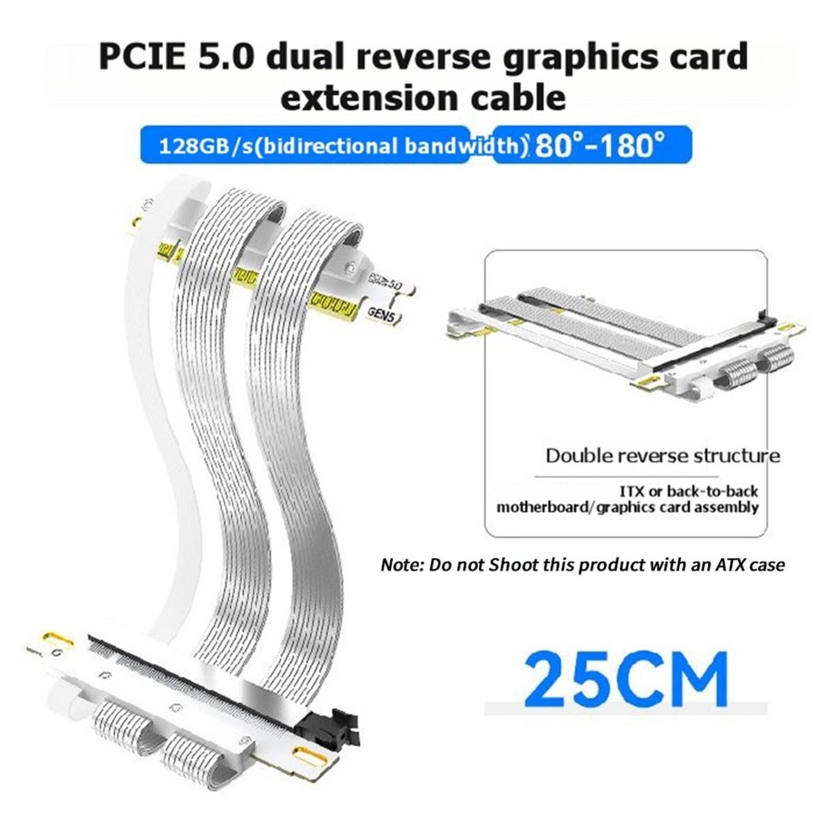 L70A PCIe 5.0 X16 ライザーケーブル 180 - Pcie 5.0 Gpu Riser Cable のレビューと価格