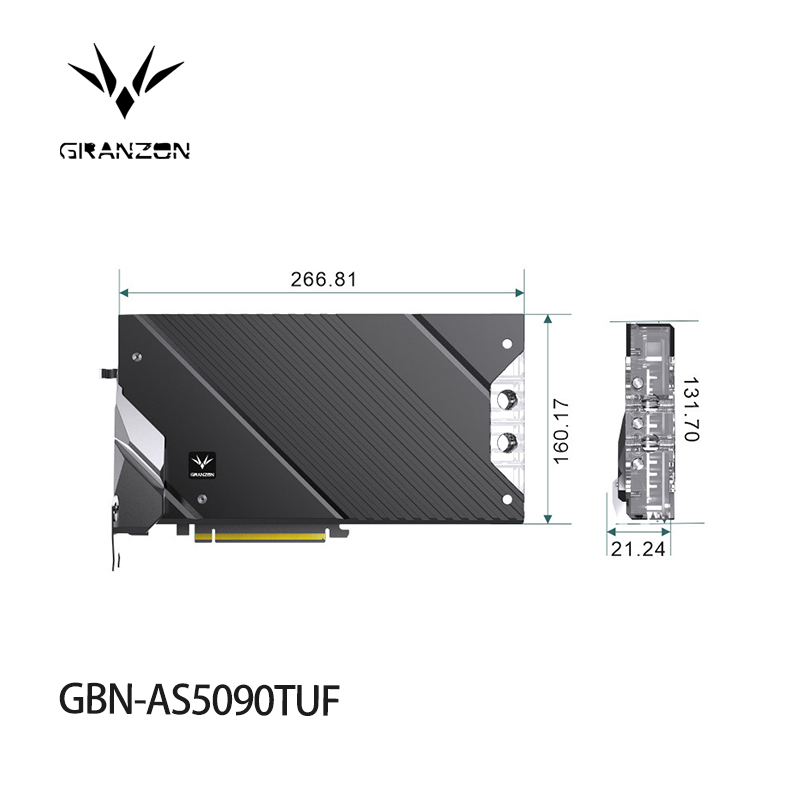 Granzon GPU ウォーターブロック ASUS TUF - Rtx 5090 32Gb のレビューと価格